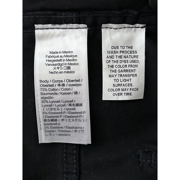 Madewell Women's Jeans 10" High Rise Skinny Black Plus Size 20W Magic Pockets - Picture 10 of 14